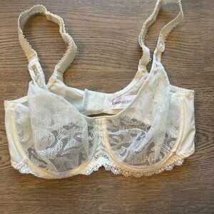 Empreinte Women's Lace Bra - Cream 32E